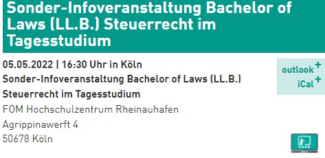 Duales Studium Steuerrecht Duales Studium Steuerrecht